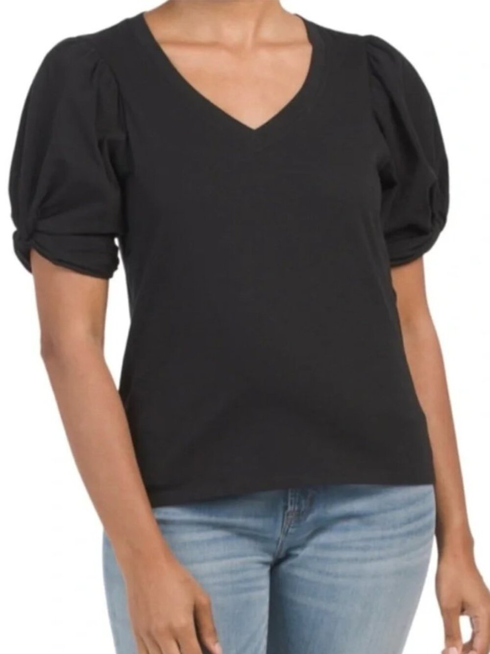 7 For All Mankind Puff Sleeve Top Size Medium